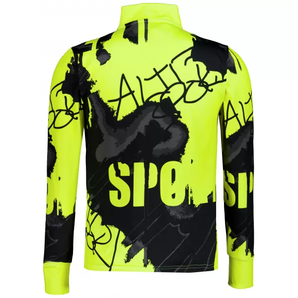  Férfi sport pulóver prémium plusz ALTISPORT VOJ/ALM076MI04 FLUO-SÁRGA 