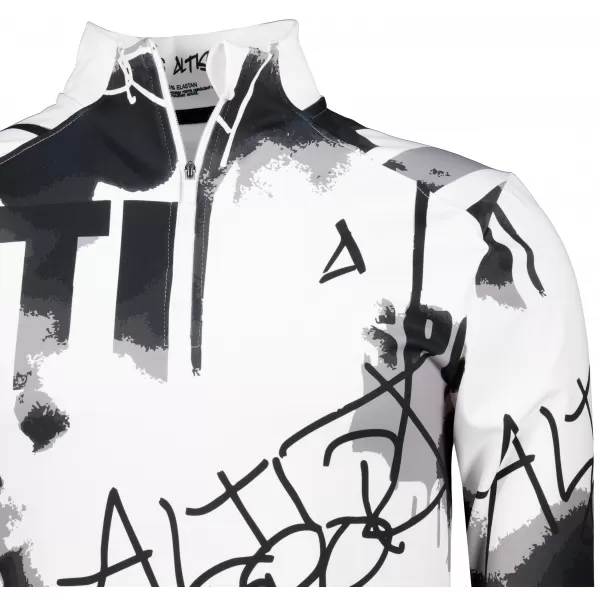  Férfi sport pulóver prémium plusz ALTISPORT VOJ/ALM076MI04 FEKETE/FEHÉR 