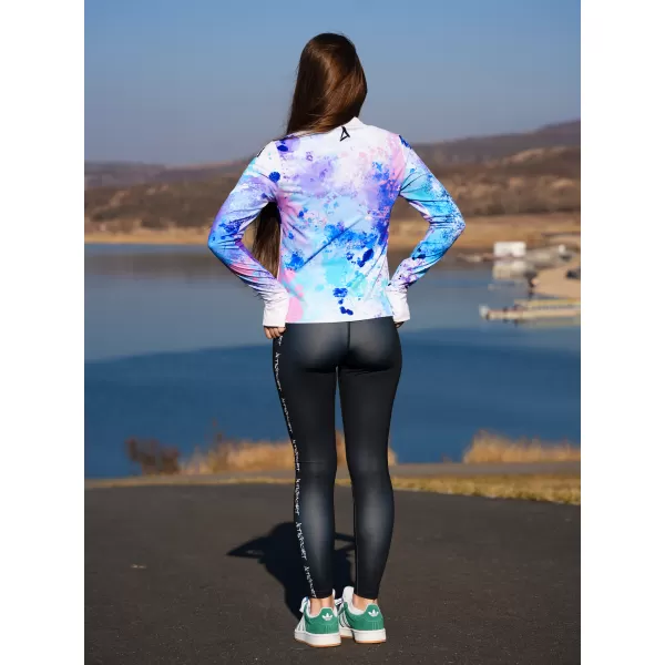  Női sport pulóver prémium plusz ALTISPORT VOJ/ALW055MI04 LILA/KÉK 