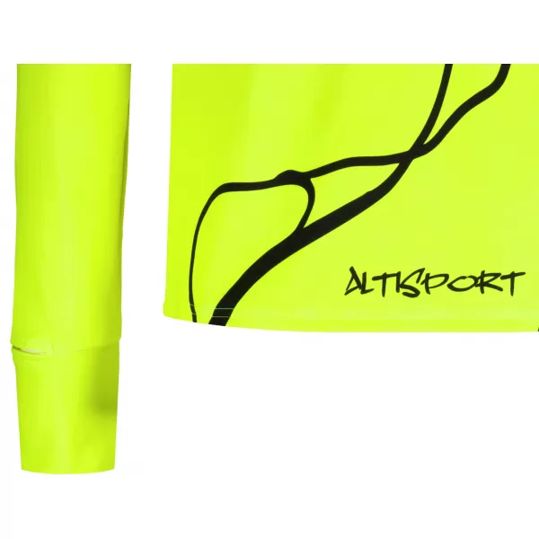  Férfi sport pulóver prémium plusz ALTISPORT VOJ/ALM073MI04 FLUO-SÁRGA 