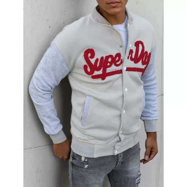  Férfi pulóver DSTREET BX5445 FEHÉR 
