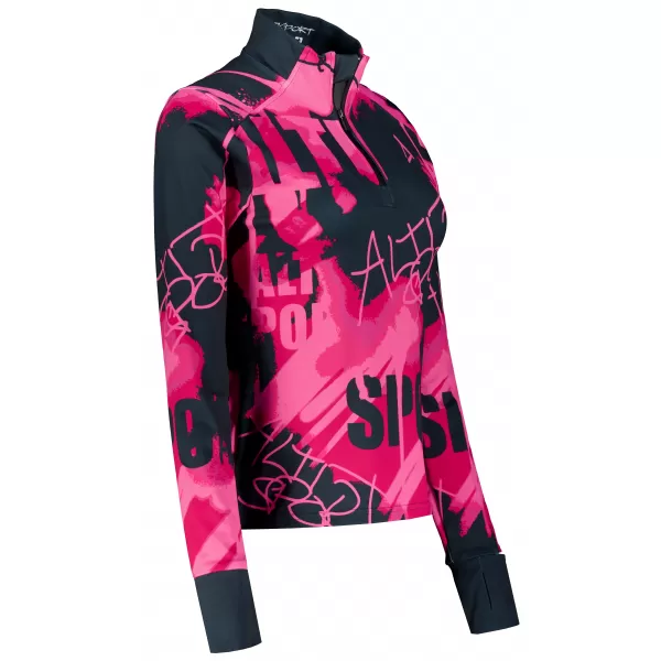  Női sport pulóver prémium plusz ALTISPORT VOJ/ALW076MI04 RÓZSASZÍNŰ 