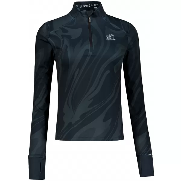  Női sport pulóver prémium plusz ALTISPORT VOJ/ALW072MI04 FEKETE 