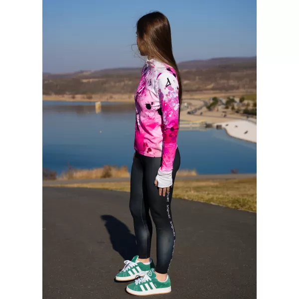  Női sport pulóver prémium plusz ALTISPORT VOJ/ALW055MI04 RÓZSASZÍN 