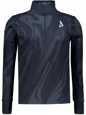 Férfi sport pulóver prémium plusz ALTISPORT VOJ/ALM072MI04 FEKETE