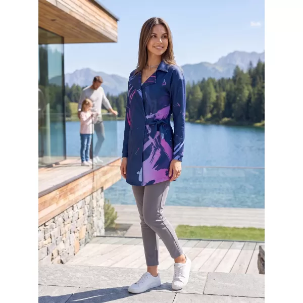  Női pulóver prémium táska ALTISPORT VOJ/ALW074MI05 KÉK-LÁZADÓ 