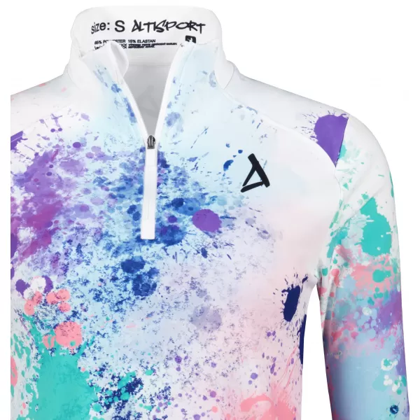  Női sport pulóver prémium plusz ALTISPORT VOJ/ALW055MI04 LILA/ZÖLD 