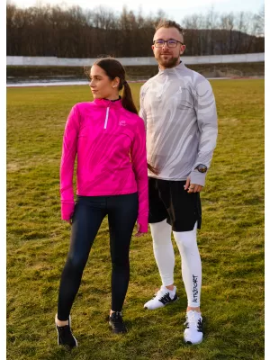 Férfi sport pulóver prémium plusz ALTISPORT VOJ/ALM072MI04 SZÜRKE