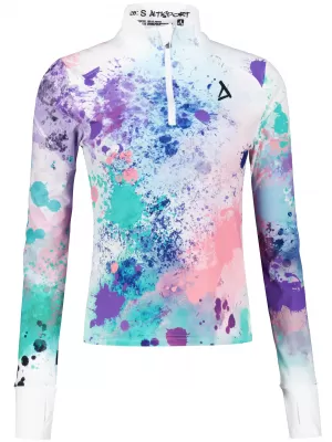 Női sport pulóver prémium plusz ALTISPORT VOJ/ALW055MI04 LILA/ZÖLD