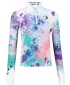 Női sport pulóver prémium plusz ALTISPORT VOJ/ALW055MI04 LILA/ZÖLD