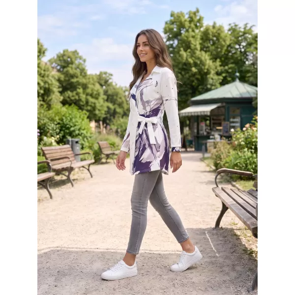  Női pulóver prémium táska ALTISPORT VOJ/ALW074MI05 FEHÉR -VIOLET 