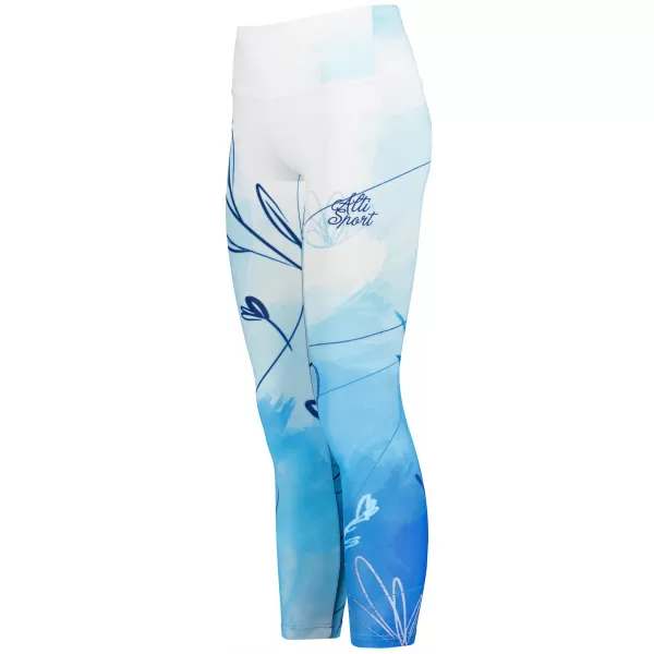  Női hosszú nadrág prémium ALTISPORT VOJ/ALW083LEG01 FEHÉR -BLUE 