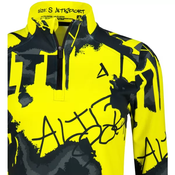  Női sport pulóver prémium plusz ALTISPORT VOJ/ALW076MI04 FLUO-SÁRGA 
