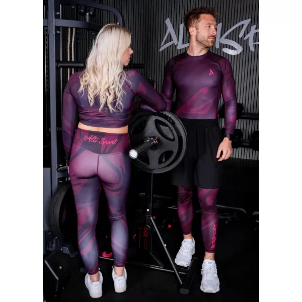  Férfi sport lábbeli hosszú prémium ALTISPORT VOJ/ALM072LEG01 BORVÖRÖS 