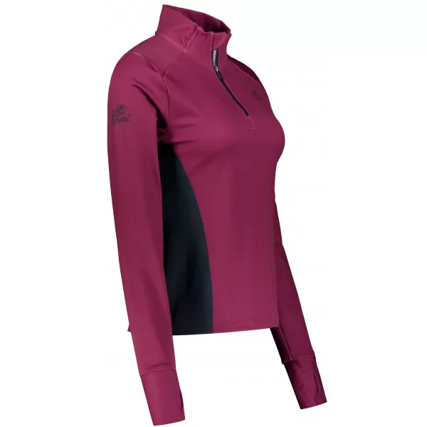  Női sport pulóver prémium plusz ALTISPORT VOJ/ALW078MI04 BORVÖRÖS 