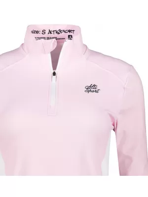 Női sport pulóver prémium plusz ALTISPORT VOJ/ALW078MI04 RÓZSASZÍN