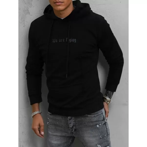  Férfi pulóver DSTREET BX5478 FEKETE 