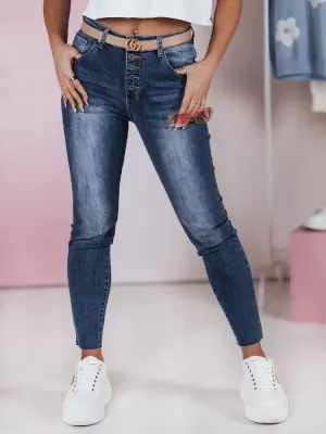 Hölgyek nadrágja DSTREET SKYFINE UY2361 KÉK