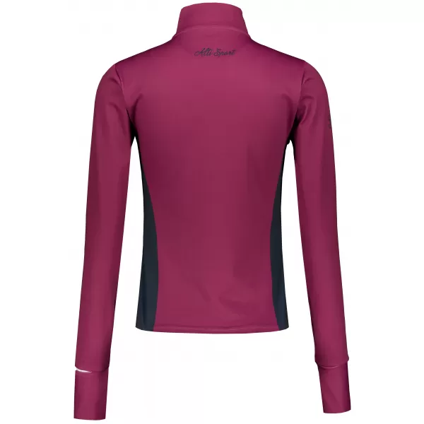  Női sport pulóver prémium plusz ALTISPORT VOJ/ALW078MI04 BORVÖRÖS 