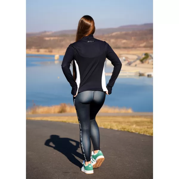  Női sport pulóver prémium plusz ALTISPORT VOJ/ALW078MI04 FEKETE 