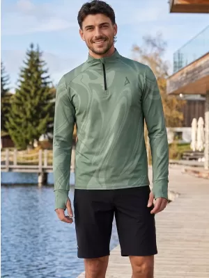 Férfi sport pulóver prémium plusz ALTISPORT VOJ/ALM072MI04 ZÖLD