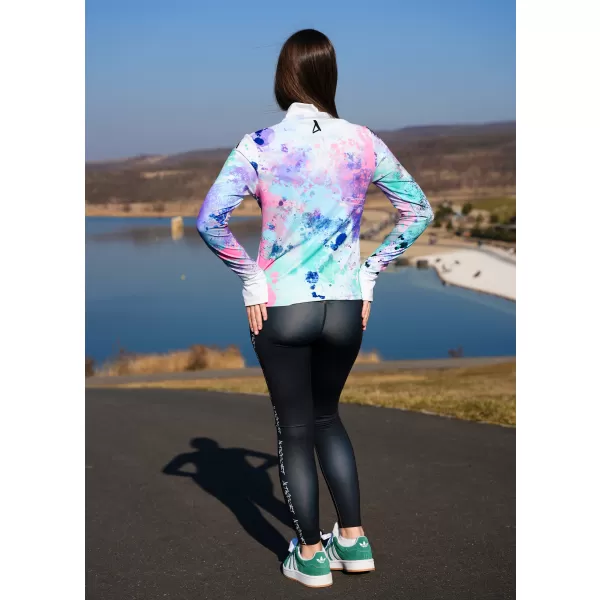  Női sport pulóver prémium plusz ALTISPORT VOJ/ALW055MI04 LILA/ZÖLD 