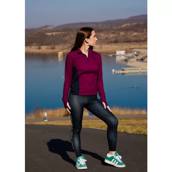  Női sport pulóver prémium plusz ALTISPORT VOJ/ALW078MI04 BORVÖRÖS 