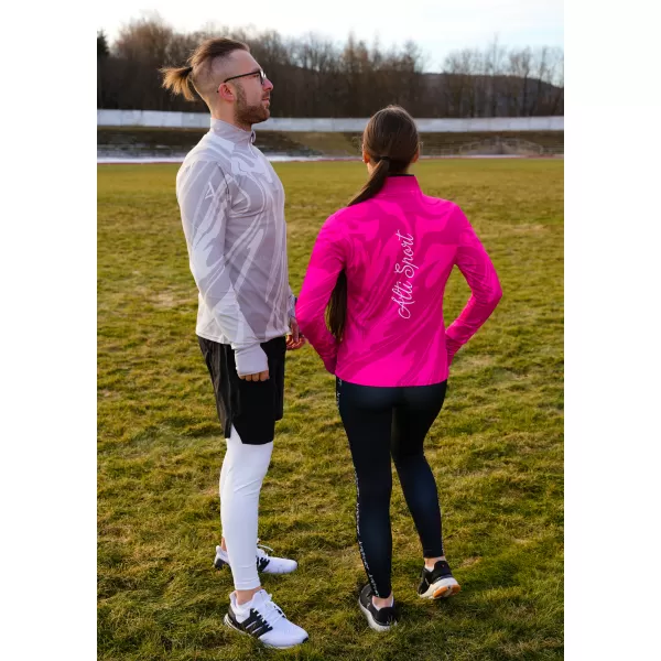  Női sport pulóver prémium plusz ALTISPORT VOJ/ALW072MI04 RÓZSASZÍNŰ 