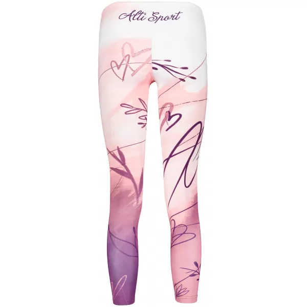  Női hosszú nadrág prémium ALTISPORT VOJ/ALW083LEG01 FEHÉR -PINK 