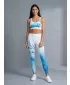 Női hosszú nadrág prémium ALTISPORT VOJ/ALW083LEG01 FEHÉR -BLUE