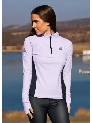 Női sport pulóver prémium plusz ALTISPORT VOJ/ALW078MI04 HALVÁNYLILA