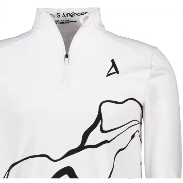  Férfi sport pulóver prémium plusz ALTISPORT VOJ/ALM073MI04 FEHÉR 