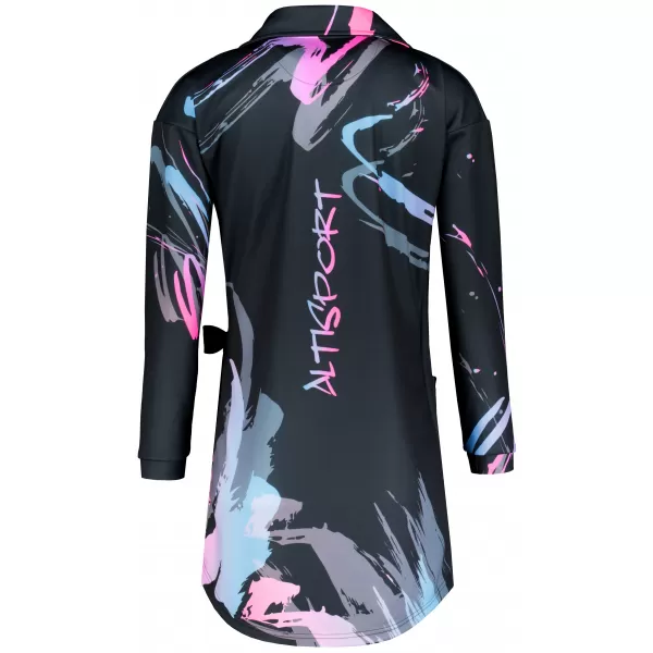  Női pulóver prémium táska ALTISPORT VOJ/ALW074MI05 FEKETE -PINK 