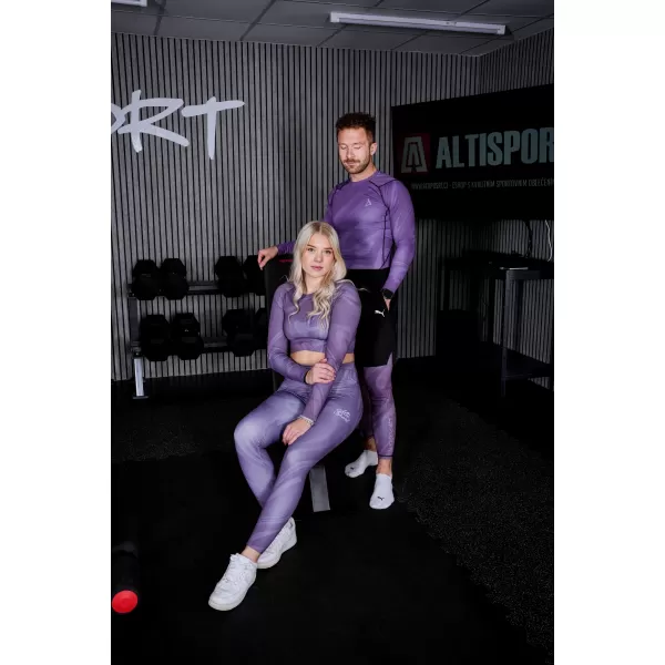  Férfi sport lábbeli hosszú prémium ALTISPORT VOJ/ALM072LEG01 LILA 