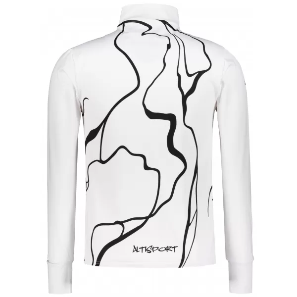  Férfi sport pulóver prémium plusz ALTISPORT VOJ/ALM073MI04 FEHÉR 