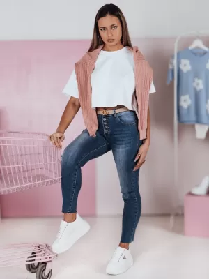 Hölgyek nadrágja DSTREET SKYFINE UY2361 KÉK