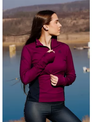Női sport pulóver prémium plusz ALTISPORT VOJ/ALW078MI04 BORVÖRÖS