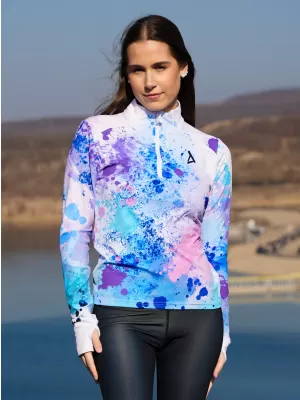 Női sport pulóver prémium plusz ALTISPORT VOJ/ALW055MI04 LILA/KÉK