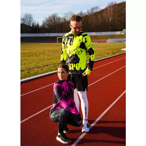  Női sport pulóver prémium plusz ALTISPORT VOJ/ALW076MI04 RÓZSASZÍNŰ 