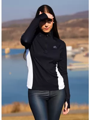 Női sport pulóver prémium plusz ALTISPORT VOJ/ALW078MI04 FEKETE