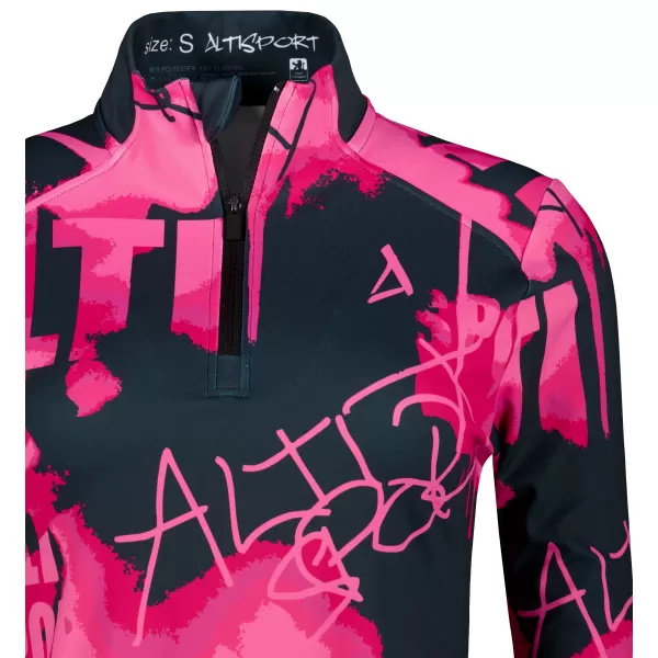 Női sport pulóver prémium plusz ALTISPORT VOJ/ALW076MI04 RÓZSASZÍNŰ 
