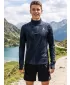Férfi sport pulóver prémium plusz ALTISPORT VOJ/ALM072MI04 FEKETE