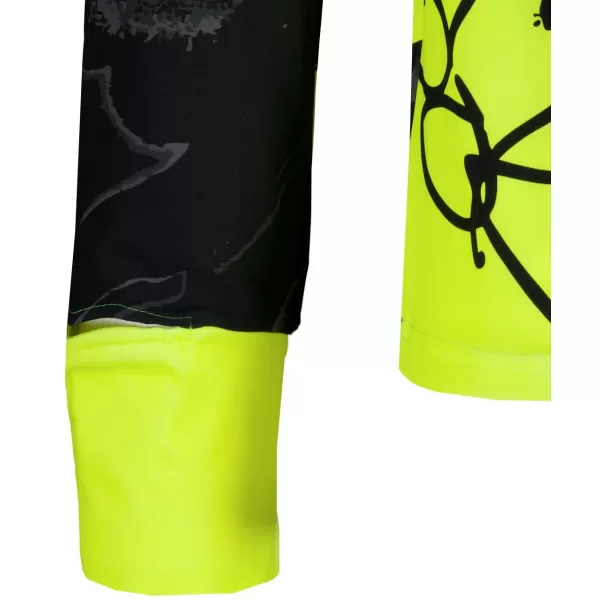  Férfi sport pulóver prémium plusz ALTISPORT VOJ/ALM076MI04 FLUO-SÁRGA 