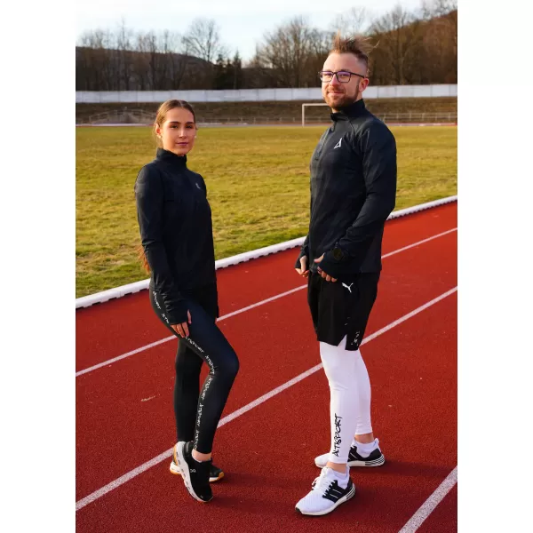  Női sport pulóver prémium plusz ALTISPORT VOJ/ALW072MI04 FEKETE 