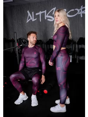Férfi sport lábbeli hosszú prémium ALTISPORT VOJ/ALM072LEG01 BORVÖRÖS