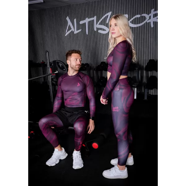  Férfi sport lábbeli hosszú prémium ALTISPORT VOJ/ALM072LEG01 BORVÖRÖS 