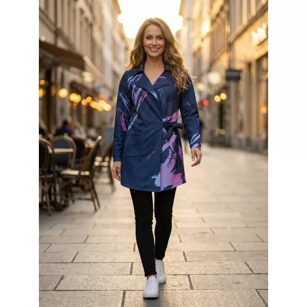  Női pulóver prémium táska ALTISPORT VOJ/ALW074MI05 KÉK-LÁZADÓ 