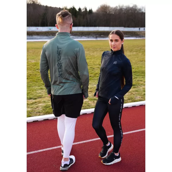  Férfi sport pulóver prémium plusz ALTISPORT VOJ/ALM072MI04 ZÖLD 