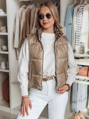 Mellény DSTREET CHIPUFF TY4825 KARAMELLA