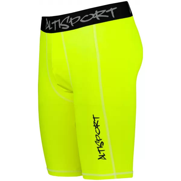  Férfi sportlányok a prémium térdénél ALTISPORT VOJ/ALM000LEG02 FLUO-SÁRGA 